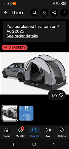 Car awning tent - car, optional